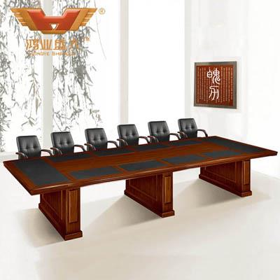 4.2米實(shí)木會議桌 14人經(jīng)典會議桌HY-A5042